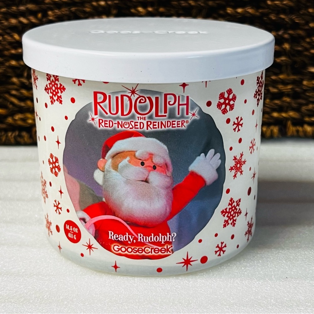 Goose Creek Rudolph the Red Nosed Reindeer Ready Rudolph 3-Wick Candle  Limited